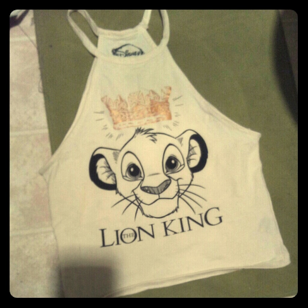 *SUPER CUTE* Simba Lion King Halter top!!